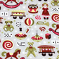 Toy-themed fabric for a Zip Back Bodysuit