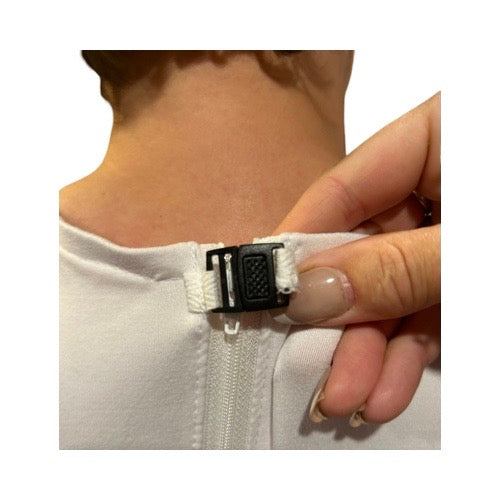 Mid Length Special Needs Zip Back Bodysuit