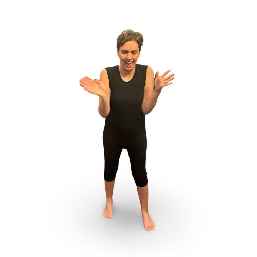 Mid Length Special Needs Zip Back Bodysuit