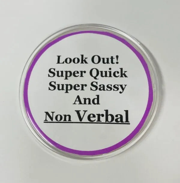 Custom Non Verbal Button 